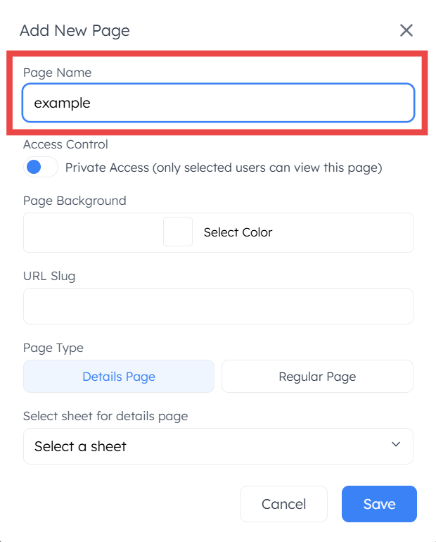Regular Page