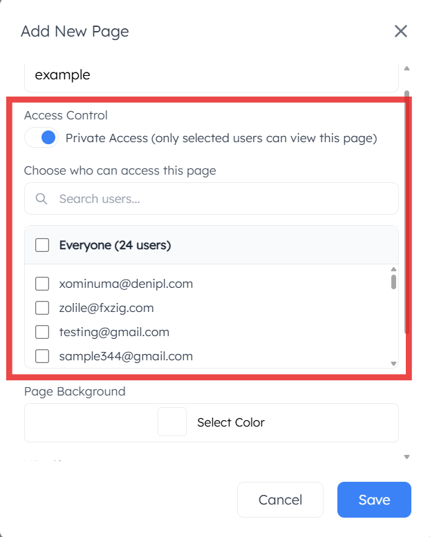 Details Page