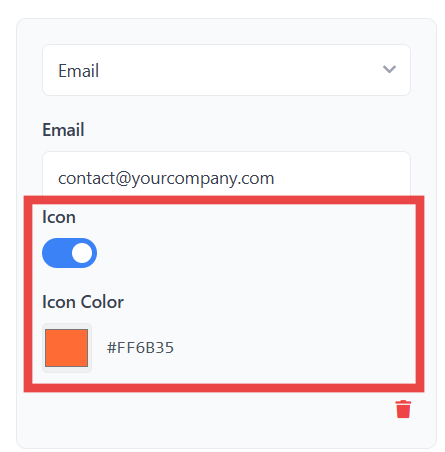 Email Icon Color