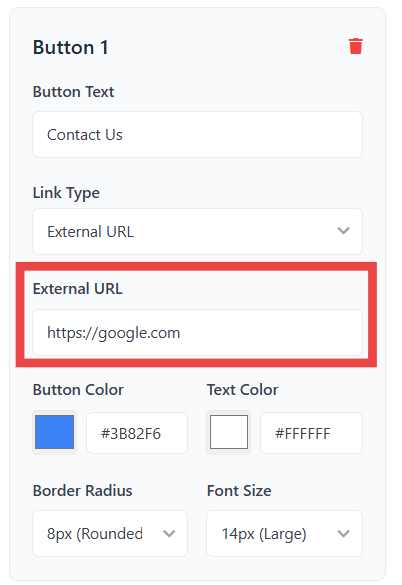 External URL